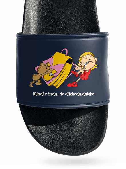 Školačka pantofle Navy