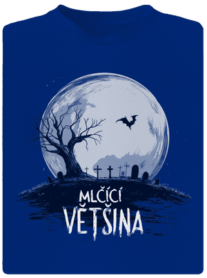 Mlčící většina pánské sportovní tričko Royal Blue Mal