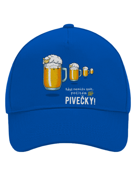 Pivečka kšiltovka baseballka Bright Royal