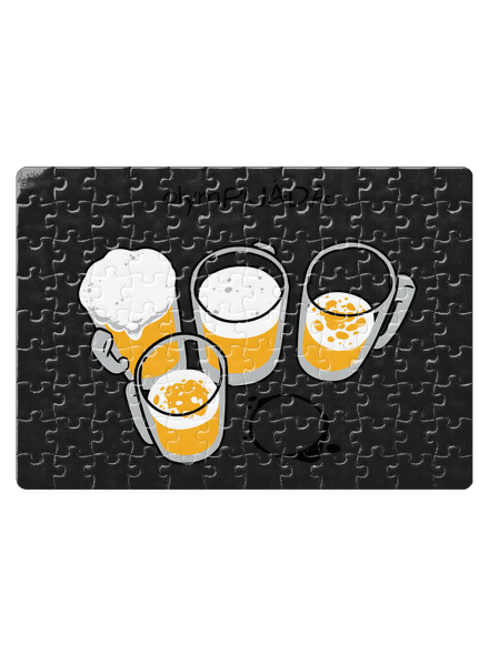 Pijáda puzzle White
