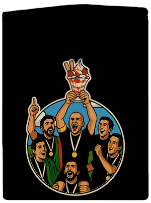 Pohár pánská mikina na zip Black