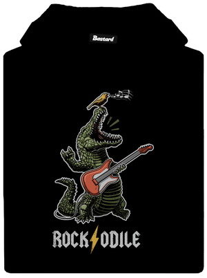 Rockodile pánská mikina klokanka Black