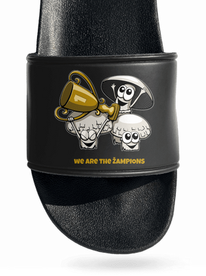 Žampioni pantofle Black