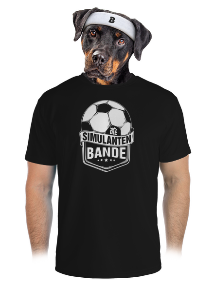 Simulanten bande pánské sportovní tričko Black