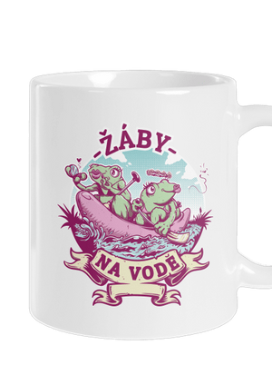 Žáby na vodě klasický hrnek White