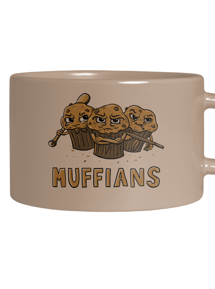 Muffians hrnek makronka Brown Macaron