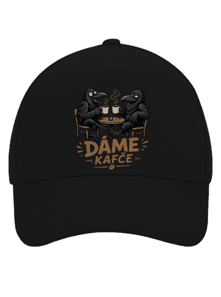 Dáme kafče kšiltovka baseballka Black