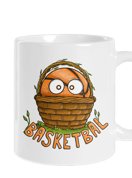 Basketbal klasický hrnek White