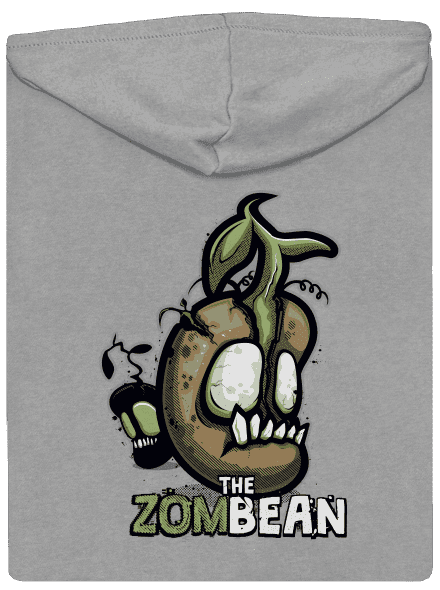 Zombean pánská mikina na zip Light Melange