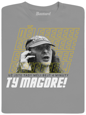 B18: Jiří Kára pánské tričko Sport Grey