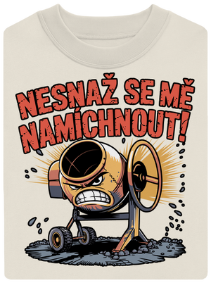 Míchačka unisex mikina bez kapuce Off White