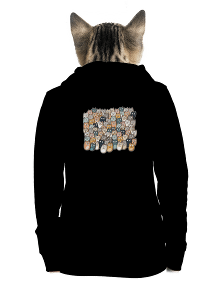 Najdi čerta dámská mikina na zip Black