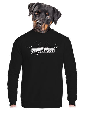 unisex mikina bez kapuce