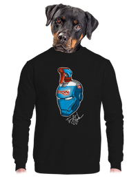 unisex mikina bez kapuce