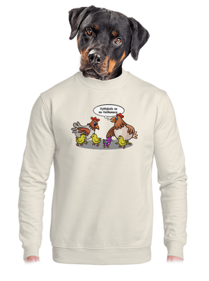 unisex mikina bez kapuce