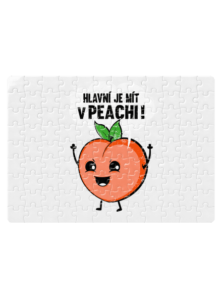 V peachi puzzle White