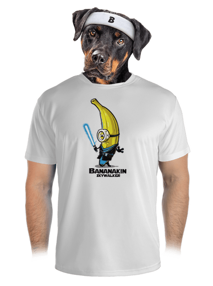 Bananakin Skywalker pánské sportovní tričko White