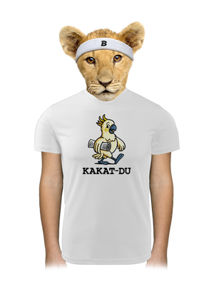 Kakat-du dětské sportovní tričko White