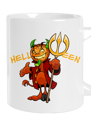 Helloween velký hrnek White