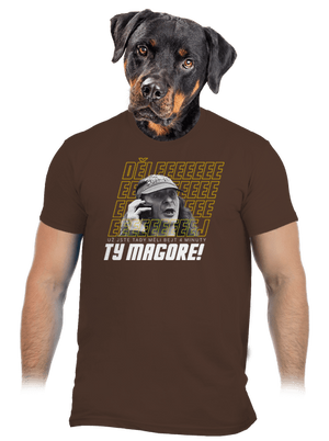 B18: Jiří Kára pánské tričko Brown