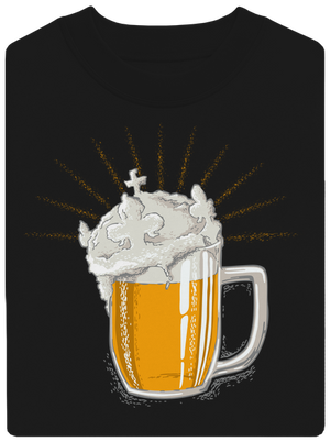 České zlato unisex mikina bez kapuce Black