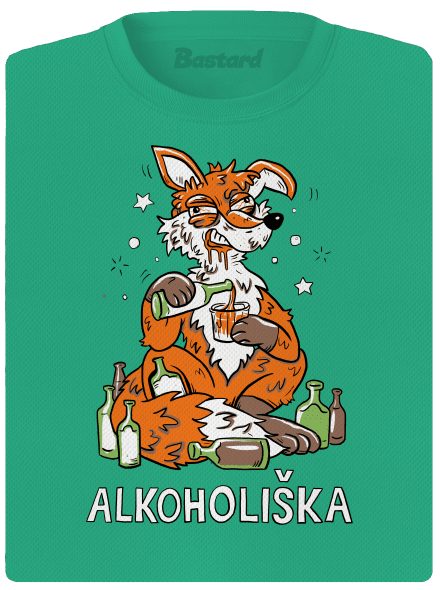 Alkoholiška dámské sportovní tričko Mint Mal