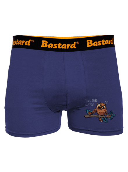Jsem na větvi boxerky Blue Navy