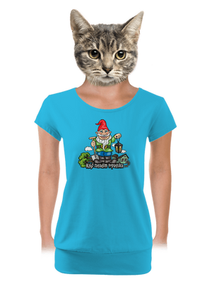 dámské tričko s lemem