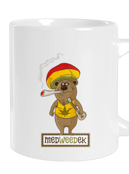 Medweedek velký hrnek White
