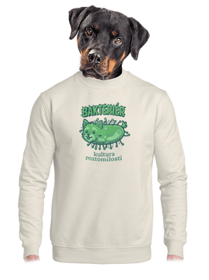 unisex mikina bez kapuce