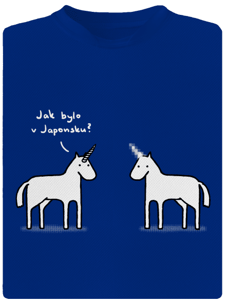 Pornorožec pánské sportovní tričko Royal Blue Mal