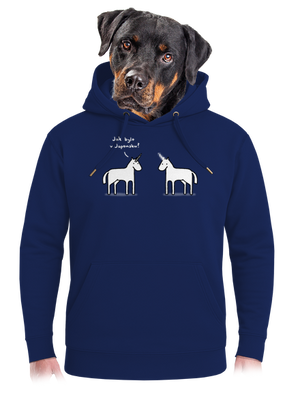 Pornorožec unisex mikina premium Navy