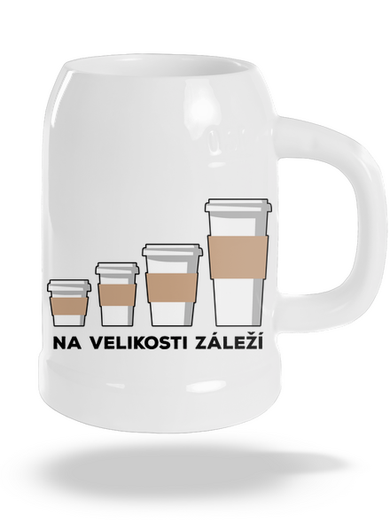 Na velikosti záleží půllitr White