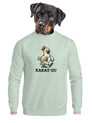 Kakat-du unisex mikina bez kapuce Blush Mint