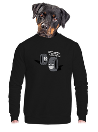 unisex mikina bez kapuce