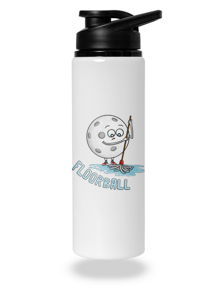 Floorball lahev na vodu White