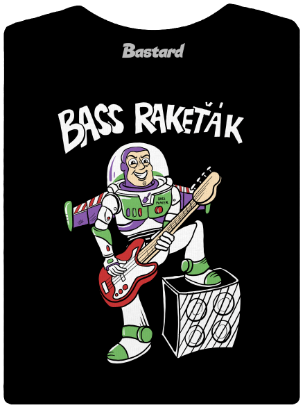 Bass Rakeťák dámské tričko s lemem Black