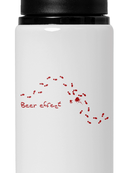 Beer effect lahev na vodu White