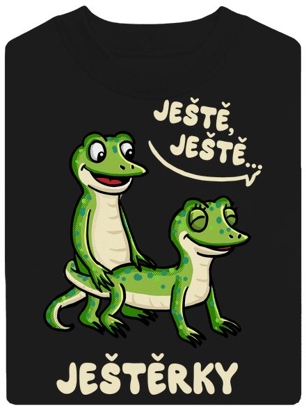 Ještě, ještě unisex mikina bez kapuce Black