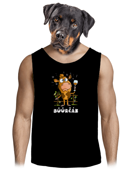 Bůůrčák pánské tílko Black