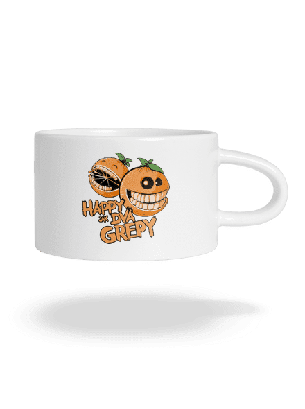 Happy grepy hrnek makronka White