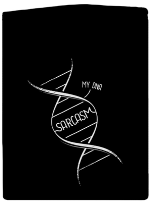 Sarcasm dámská mikina na zip Black