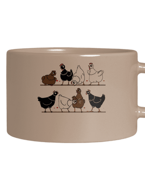 Slepičárna hrnek makronka Brown Macaron