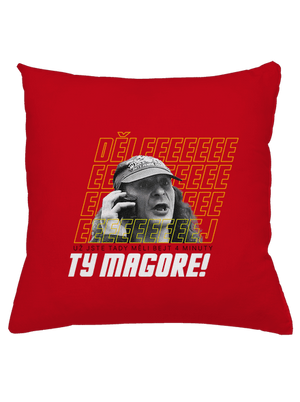 B18: Jiří Kára polštář Red