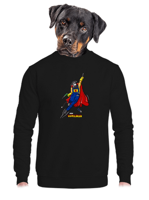 Kutilman unisex mikina bez kapuce Black