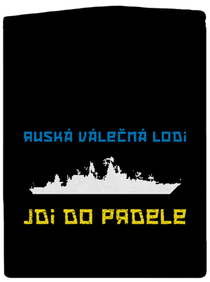 Ukrajina - Loď pánská mikina na zip Black