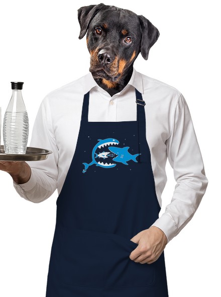 Rybky zástěra Navy
