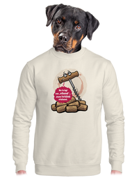 unisex mikina bez kapuce