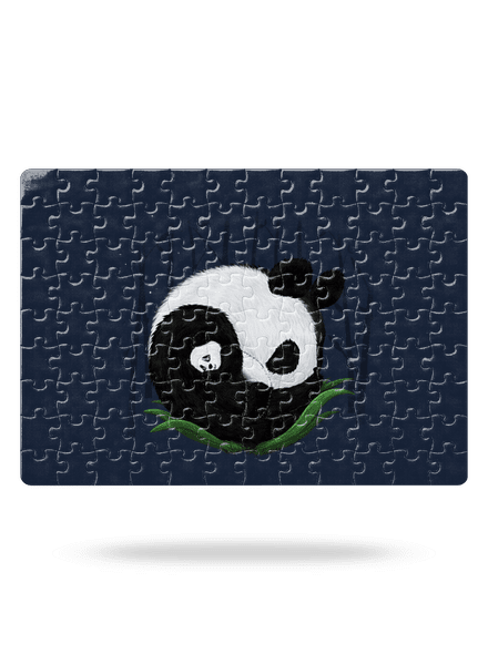 Dvě spící pandy puzzle White