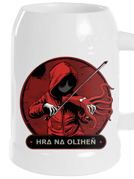 Hra na oliheň půllitr White